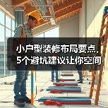小户型装修布局要点,5个避坑建议让你空间翻倍(图1) 小户型装修布局要点,5个避坑建议让你空间翻倍(图1)