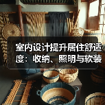 室内设计提升居住舒适度:收纳、照明与软装搭配方法(图2) 室内设计提升居住舒适度:收纳、照明与软装搭配方法(图2)