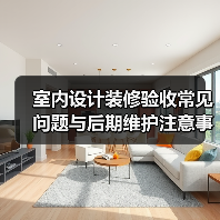 室内设计装修验收常见问题与后期维护注意事项全攻略(图3) 室内设计装修验收常见问题与后期维护注意事项全攻略(图3)