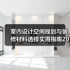 室内设计空间规划与装修材料选择实用指南2026(图1) 室内设计空间规划与装修材料选择实用指南2026(图1)