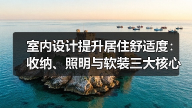 室内设计提升居住舒适度:收纳、照明与软装三大核心方法(图4) 室内设计提升居住舒适度:收纳、照明与软装三大核心方法(图4)